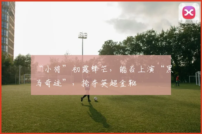 “小将”初露锋芒，能否上演“黑马奇迹”，抢夺英超金靴